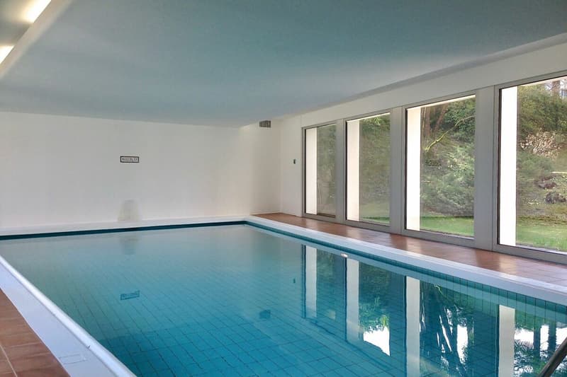 Charmant appartement 3.5 pièces en soleil avec vue partielle sur le lac et piscine intérieure commune (15)