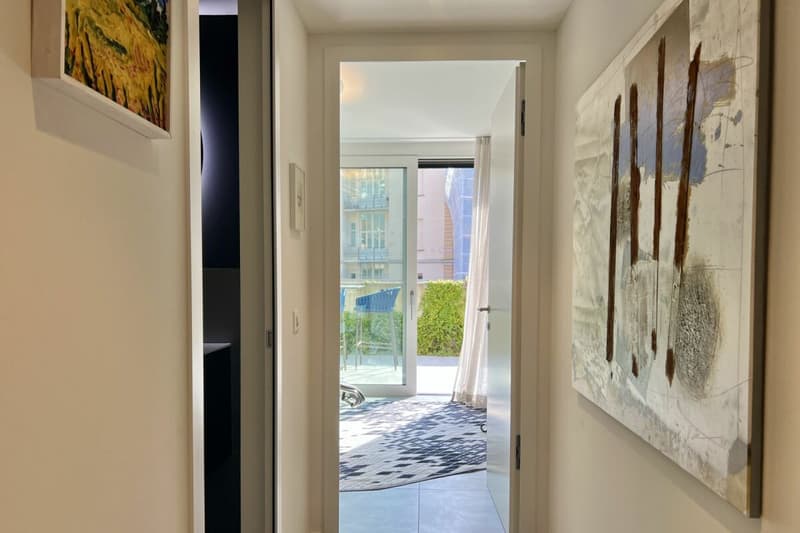 Appartement de ville luxueux avec jardin et terrasse près du lac et du centre (8)