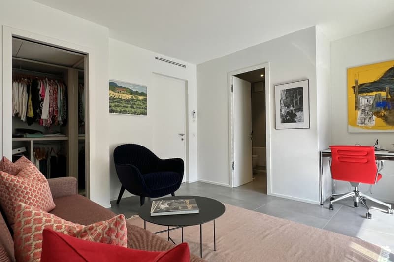 Appartement de ville luxueux avec jardin et terrasse près du lac et du centre (15)
