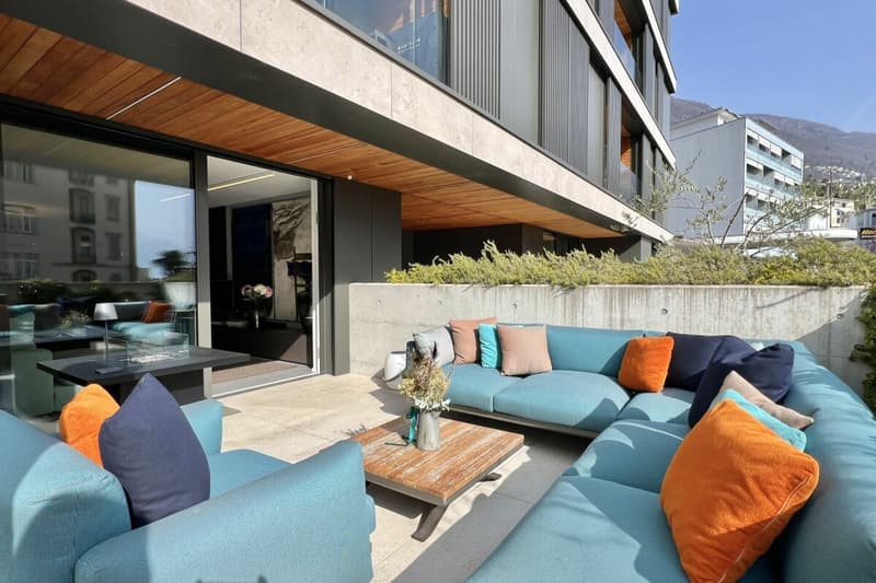Appartement de ville luxueux avec jardin et terrasse près du lac et du centre (5)