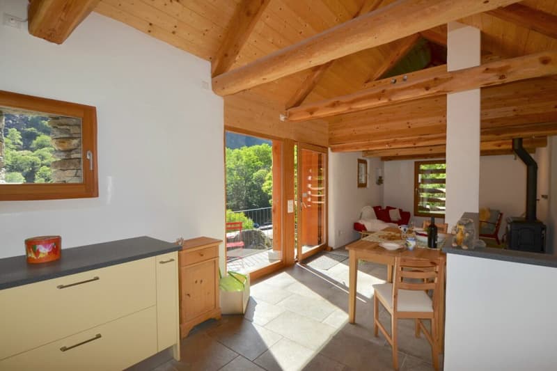 Maison de pierre charmante au milieu du vert (7)