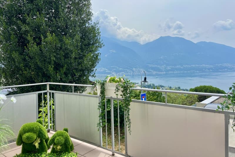 Appartamento 4,5 camere ?con vista lago 180°, ampia terrazza soleggiata e giardino privato (47)