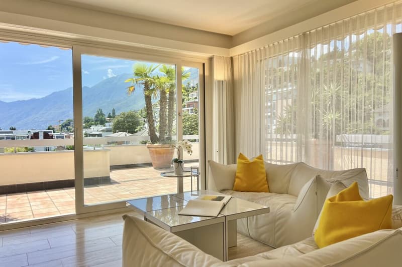 Elegante Attikawohnung mit grosser Sonnenterrasse und Gemeinschaftspool - Nähe See und Zentrum ASCONA (47)
