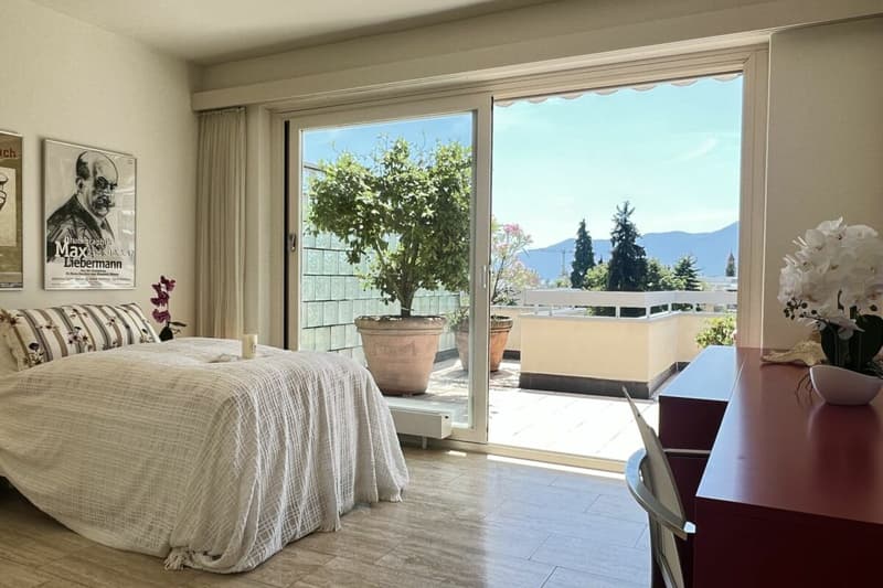 Elegante Attikawohnung mit grosser Sonnenterrasse und Gemeinschaftspool - Nähe See und Zentrum ASCONA (58)