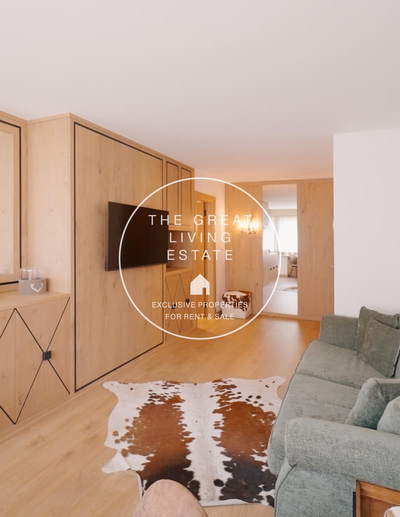 Elegante appartamento arredato di 2,5 locali a St. Moritz con vista panoramica (5)