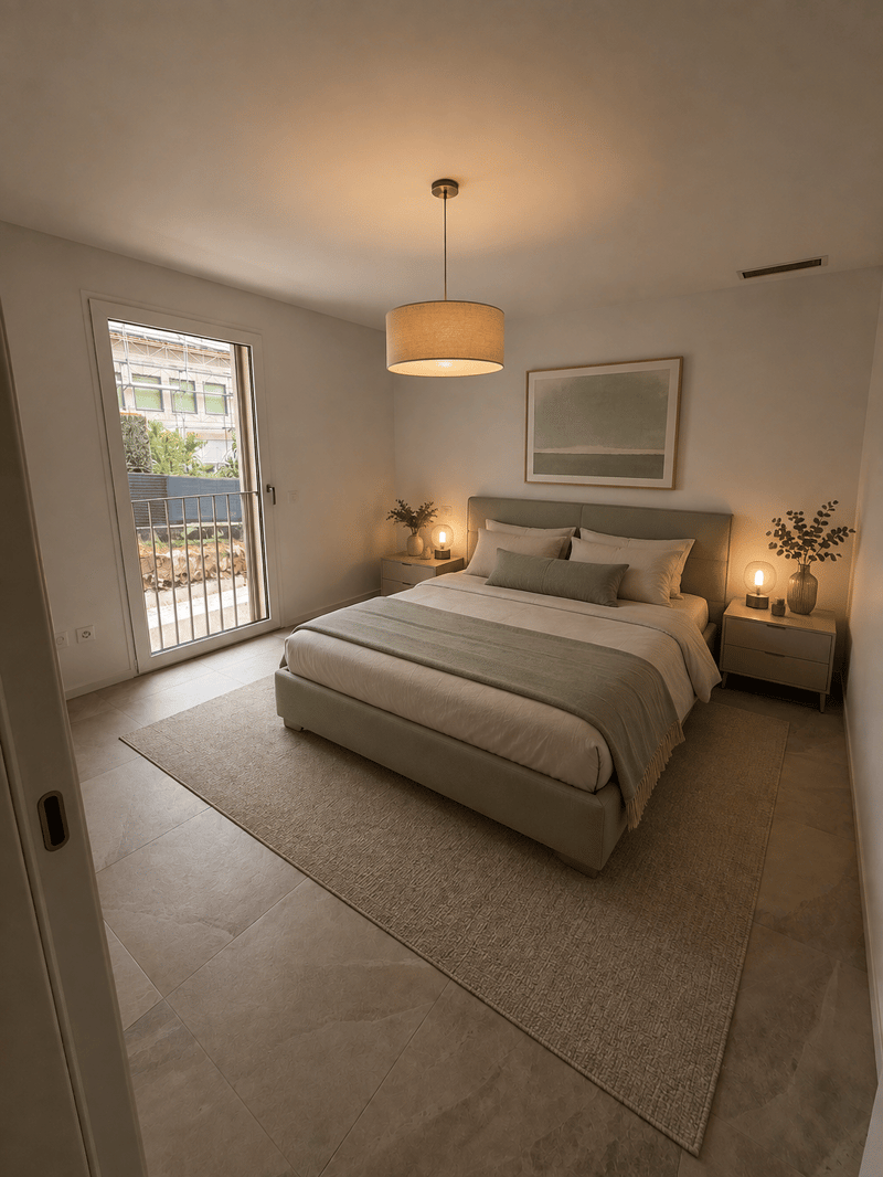 Air conditioning, modern 2.5-room apartment in new building in Agno (3)