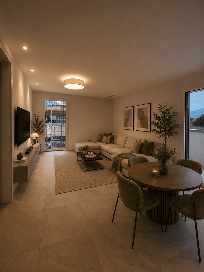 Air conditioning, modern, 3.5 rooms in new building (10)