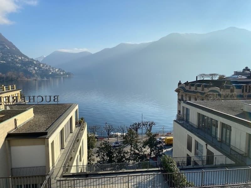 Appartamento di 1.5 locali con vista imprendibile sul Lago di Lugano (1)