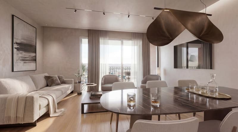 Prestigioso appartamento VISTA CITTÀ E LAGO con ampio terrazzo e giardino privato (2)
