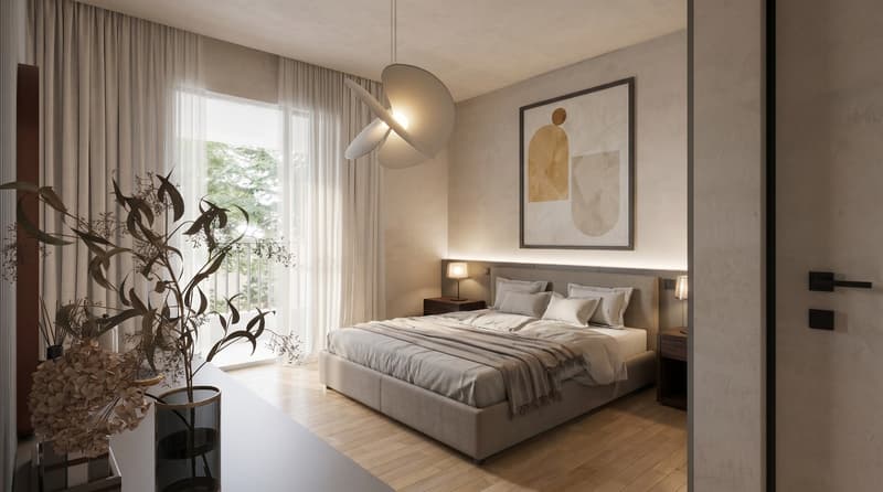 Prestigioso appartamento con ampio terrazzo e giardino privato (3)