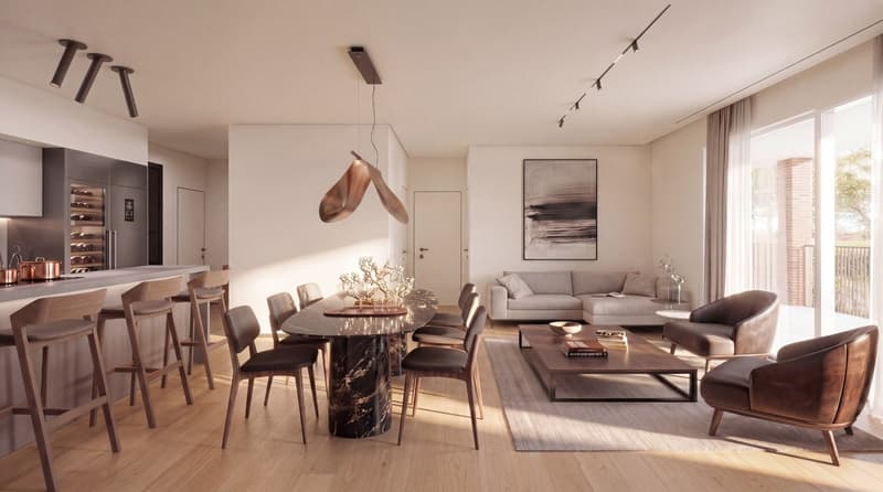 Prestigioso appartamento con ampio terrazzo e giardino privato (4)