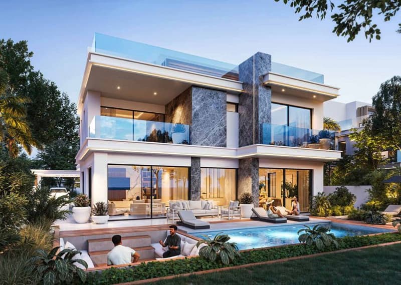 Villa Moderna con Piscina e Vista Panoramica a Dubai (1)