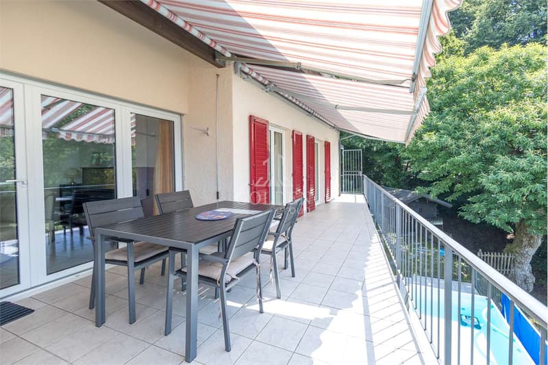 Cadro - Elegante casa unifamiliare con terrazze panoramiche e grande g (11)