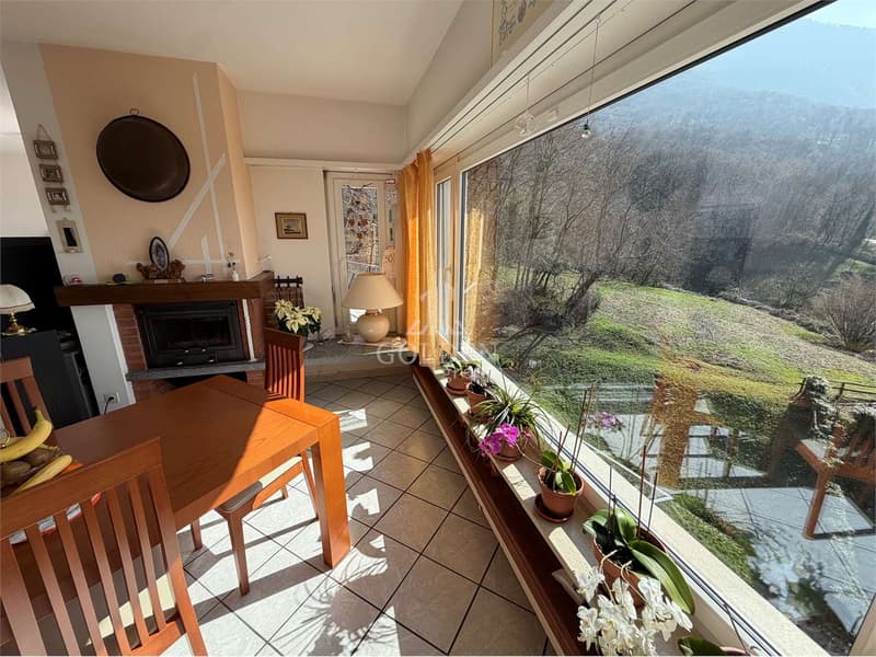 Maison panoramique élégante avec vue ouverte sur Lugano Cadro (5)