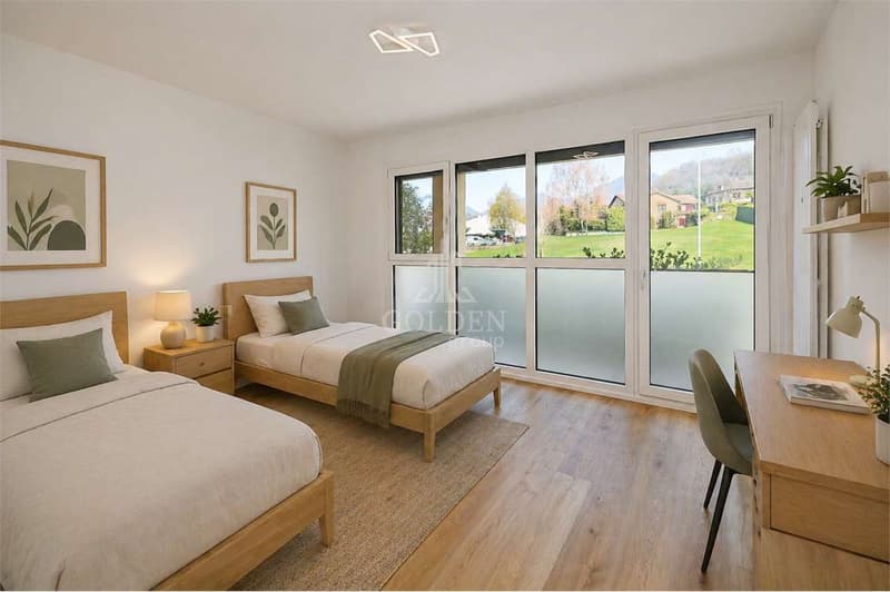 4.5 Rooms Renovated Apartment with Large Private Garden in Cureglia (5)