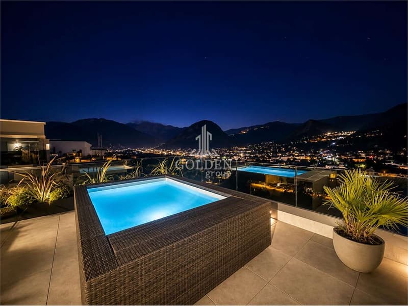 Penthouse with panoramic terrace and private pool (10)