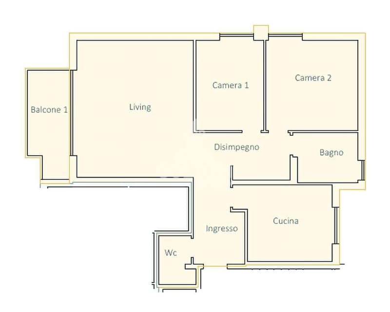 Lugano-Breganzona - 3.5 locali 108 m² al 4 piano con cantina e balcon (9)