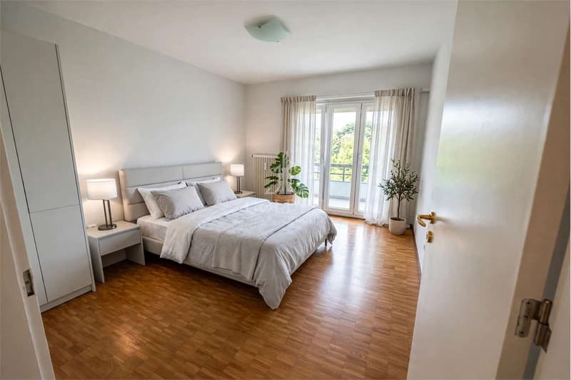 Chiasso - Luminoso 4.5 al 4 Piano con Doppio Terrazzo (4)