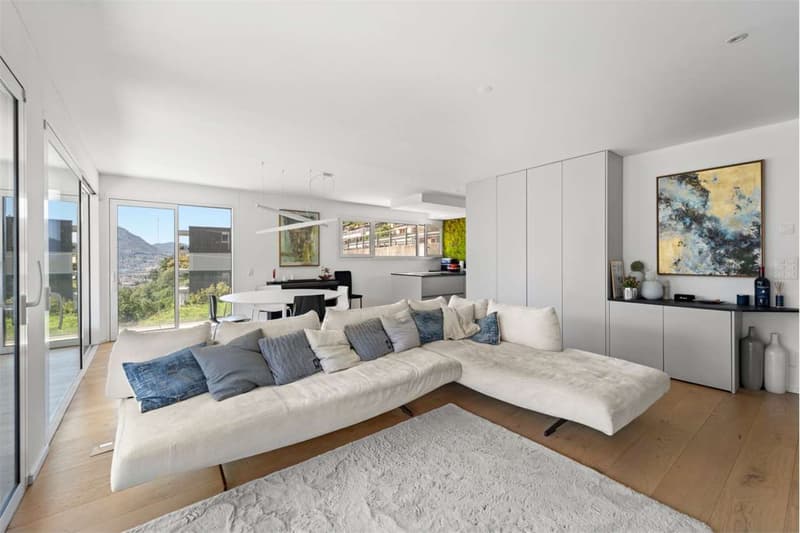 Wohnung 3.5 Zimmer mit Ecke und Seeblick sowie Garten (9)