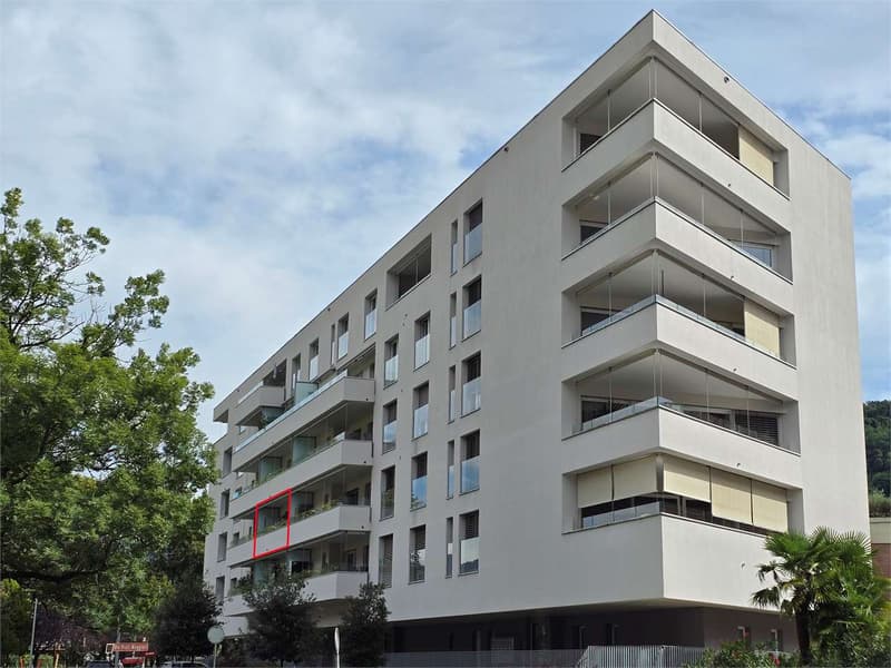Appartement moderne 2.5 pièces avec terrasse - Résidence Minergie à Agno (12)