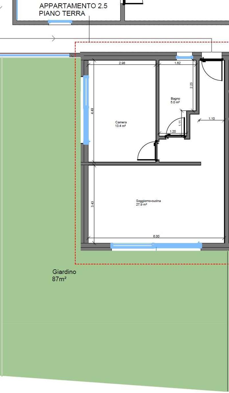 Modern 2.5-room apartment with private garden, open view and parking included (5)
