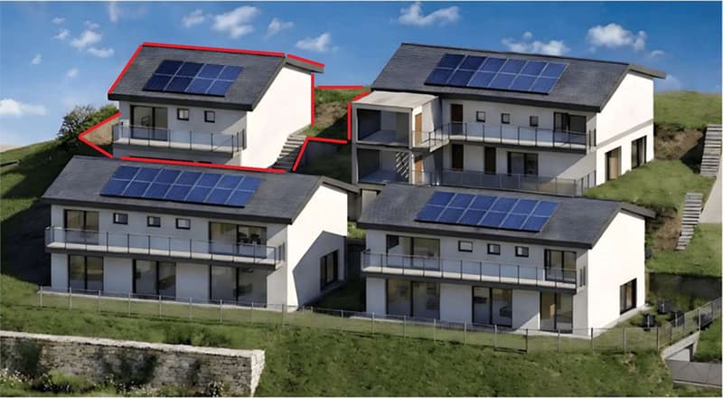 New single-family house villa with terrace, garden and garage (3)