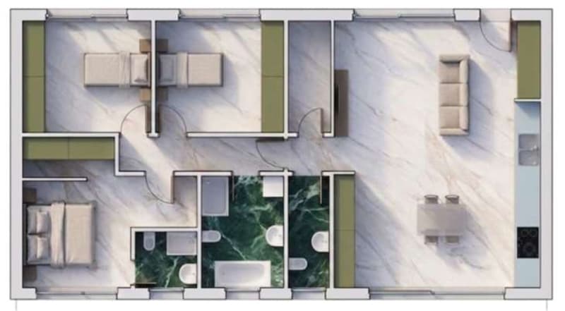 Prestigious 4.5-room apartment with panoramic terrace and valley view (2)