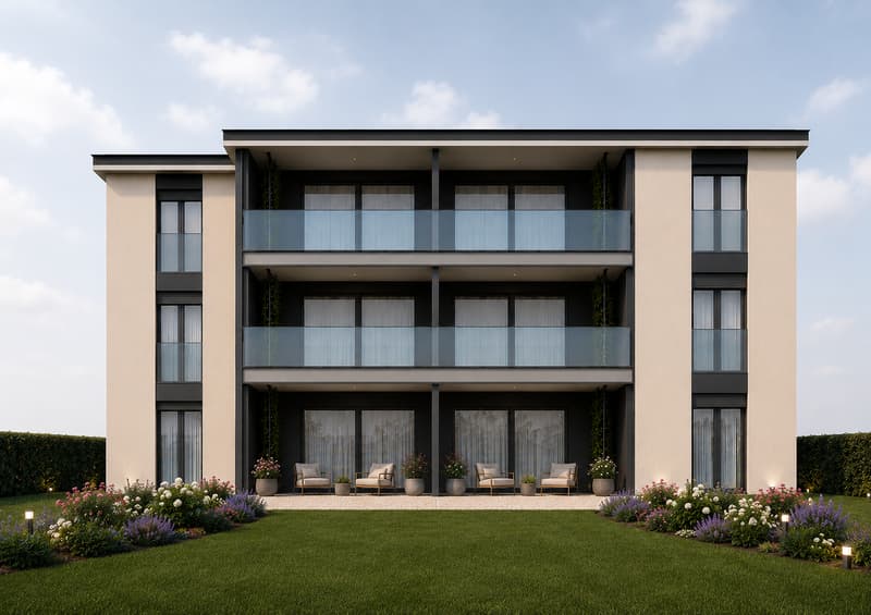 Appartement 4.5 avec grand portique - Nouvelle construction (2)