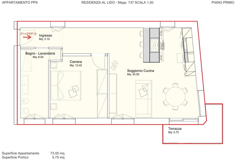 Appartement moderne 2.5 pièces à Agno avec vue panoramique (8)