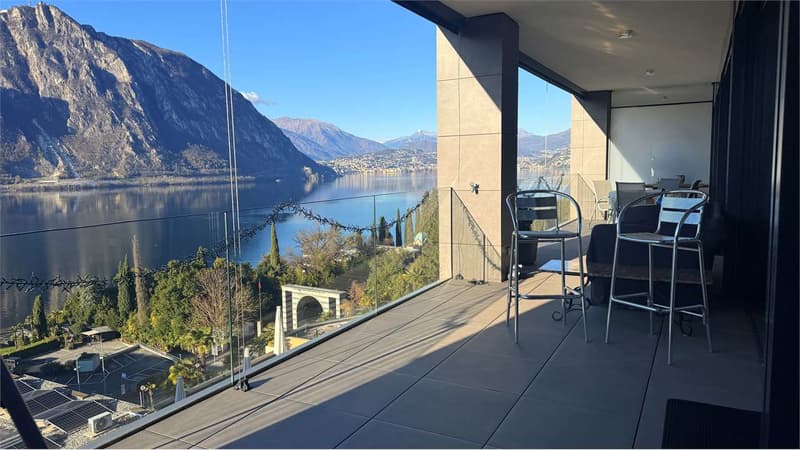 Exklusives 3.5-Zimmer-Wohnung mit großer Terrasse und Seeblick (1)