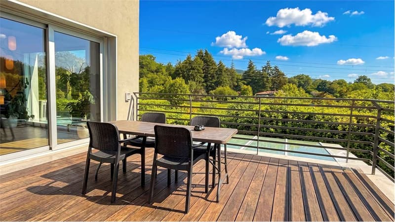 Prächtige Luxusvilla mit überdachtem Pool und Park - nahe Schweiz (8)