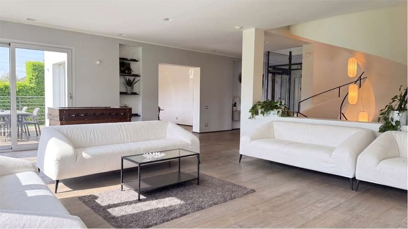 Prächtige Luxusvilla mit überdachtem Pool und Park - nahe Schweiz (4)