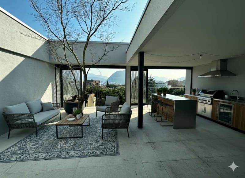 Splendido attico panoramico con ampio terrazzo (2)