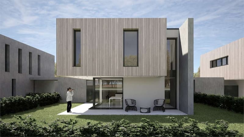 Ville de valeur avec jardin dans un quartier exclusif, à 5 minutes de Mendrisio (3)