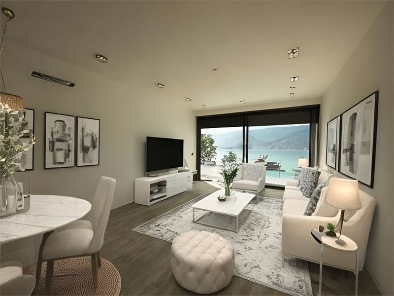 Lake view, new 2.5-room apartment with terrace (8)