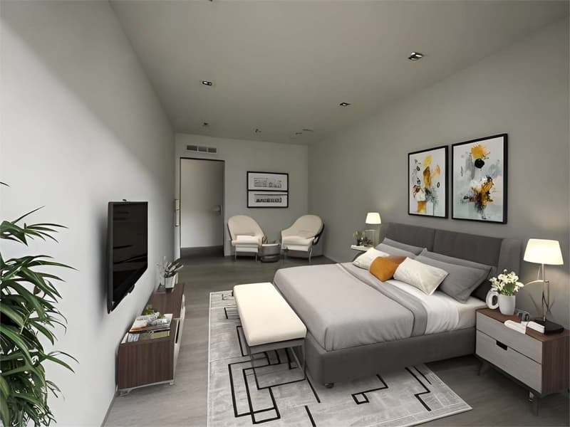 Lake view, new 2.5-room apartment with terrace (11)