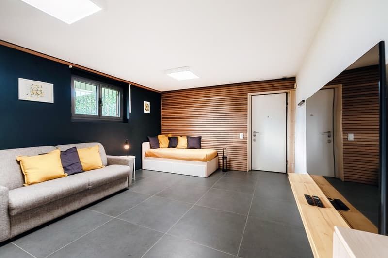 ZWEIZIMMERMÖBELTES APARTMENT FÜR ZEITWEILIGE VERMIETUNG – VACALLO / CHIASSO (2)