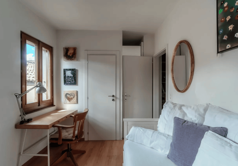 Dreizimmerwohnung auf zwei Ebenen mit Patio – Bissone (9)