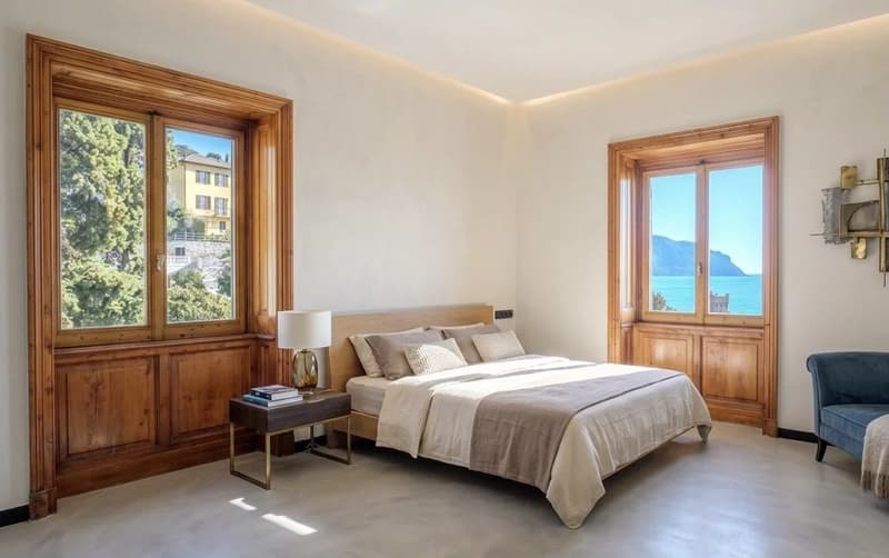 Historic Penthouse with Panoramic Terrace overlooking the Golfo Paradiso ? Pieve Ligure (5)