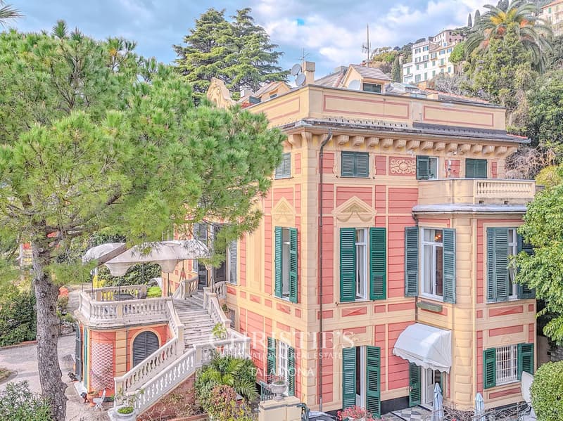 Edles Appartement in Villa mit Infinity-Pool, Garten und Meerblick ? Genua (5)