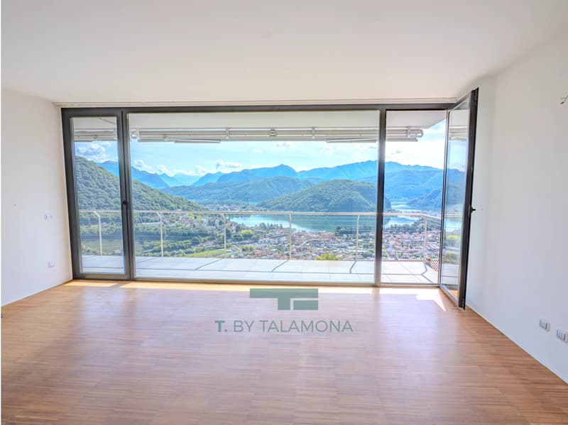 Panoramic apartment in new construction in Cadegliano-Viconago (1)