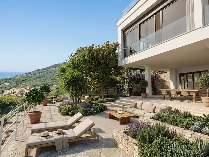 Exclusive modern minimalist villa with park and sea view (7)