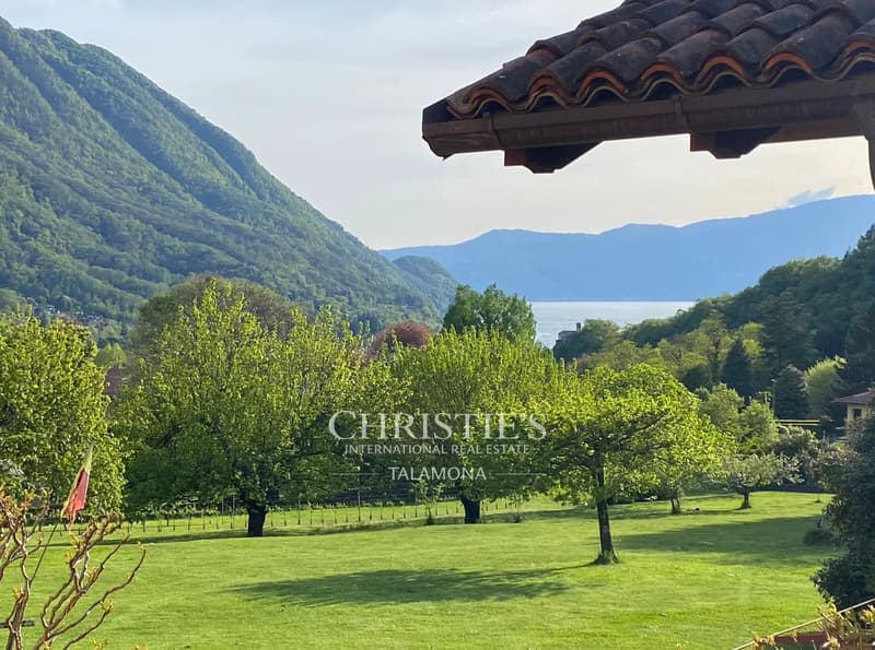 Casa Vallate, Landgut mit Weinberg und Park am Lago Maggiore, Castelveccana (8)