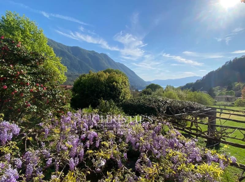 Casa Vallate, Landgut mit Weinberg und Park am Lago Maggiore, Castelveccana (4)