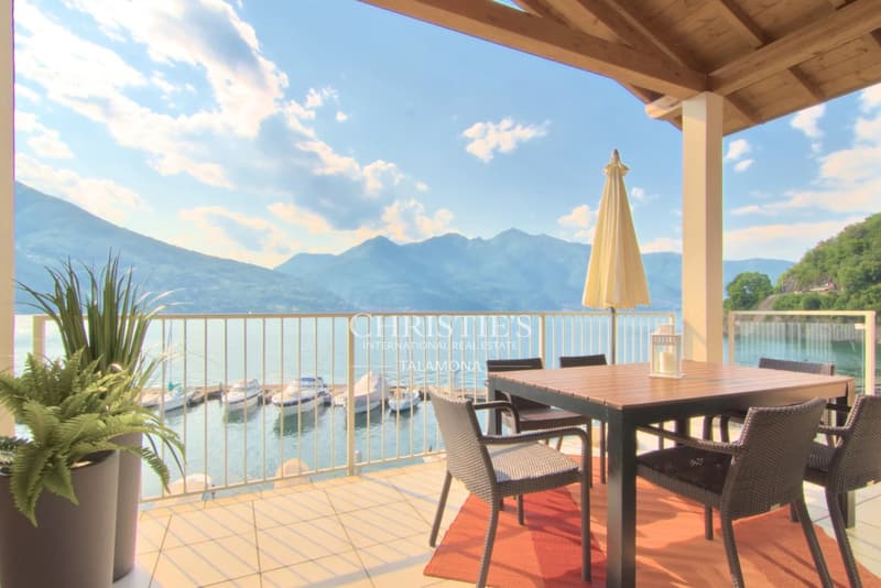 Fünfzimmerwohnung am Seeufer im Golfo Gabella, Maccagno (1)