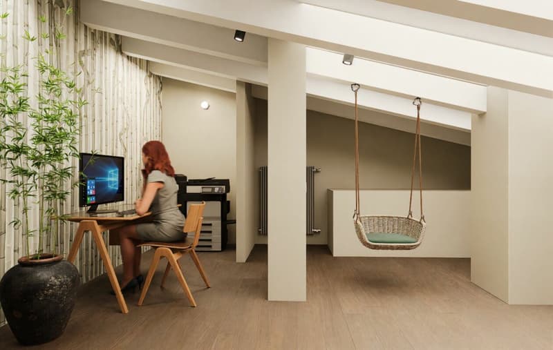 Stanza versatile al piano superiore