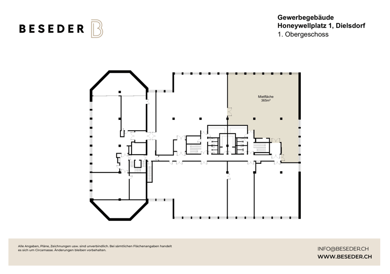 365 m2 di spazi commerciali con ascensore per merci e portata di 1'300 kg/m² (14)