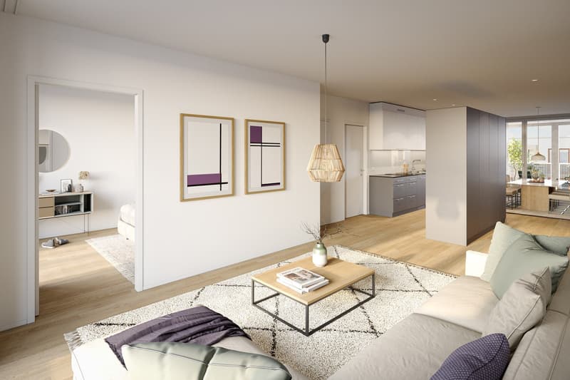 Vivere in modo sostenibile in un appartamento nuovo di 4,5 locali moderno (3)
