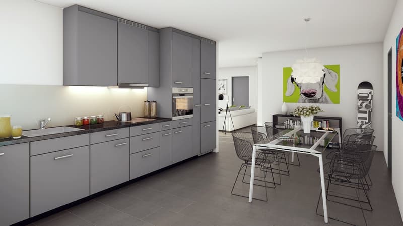 Moderne und grosszügige 3.5-Zimmerwohnung (2)
