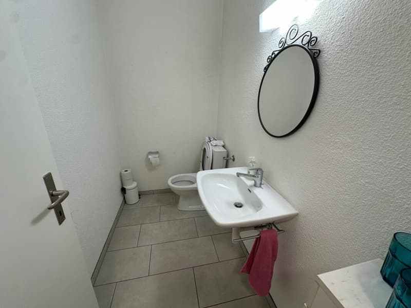 Toilette für die Gewerberäume